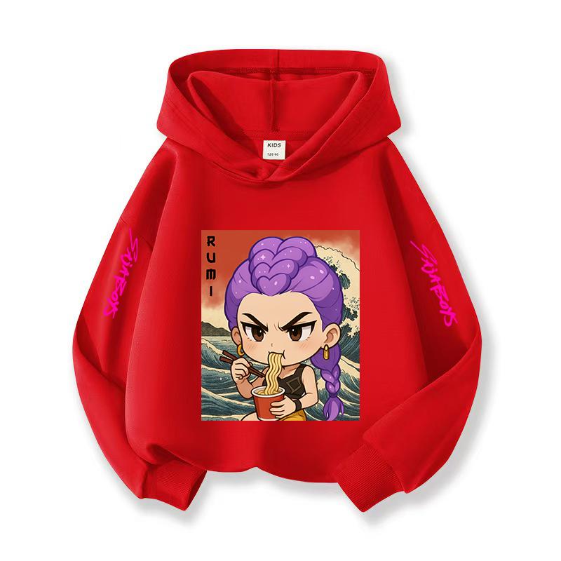 2025 Popular Kpop Christmas Casual Children's Hoodie Korean Wave Style Girls' Top