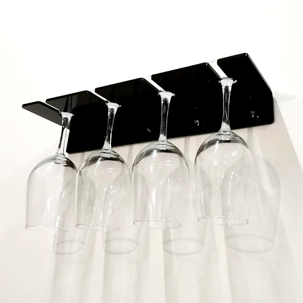 Champagnerwandhalter für Party Klarer Acryl Champagnerglas Halter Ständer Stielgläser Champagnerturm Hält Flötenständer