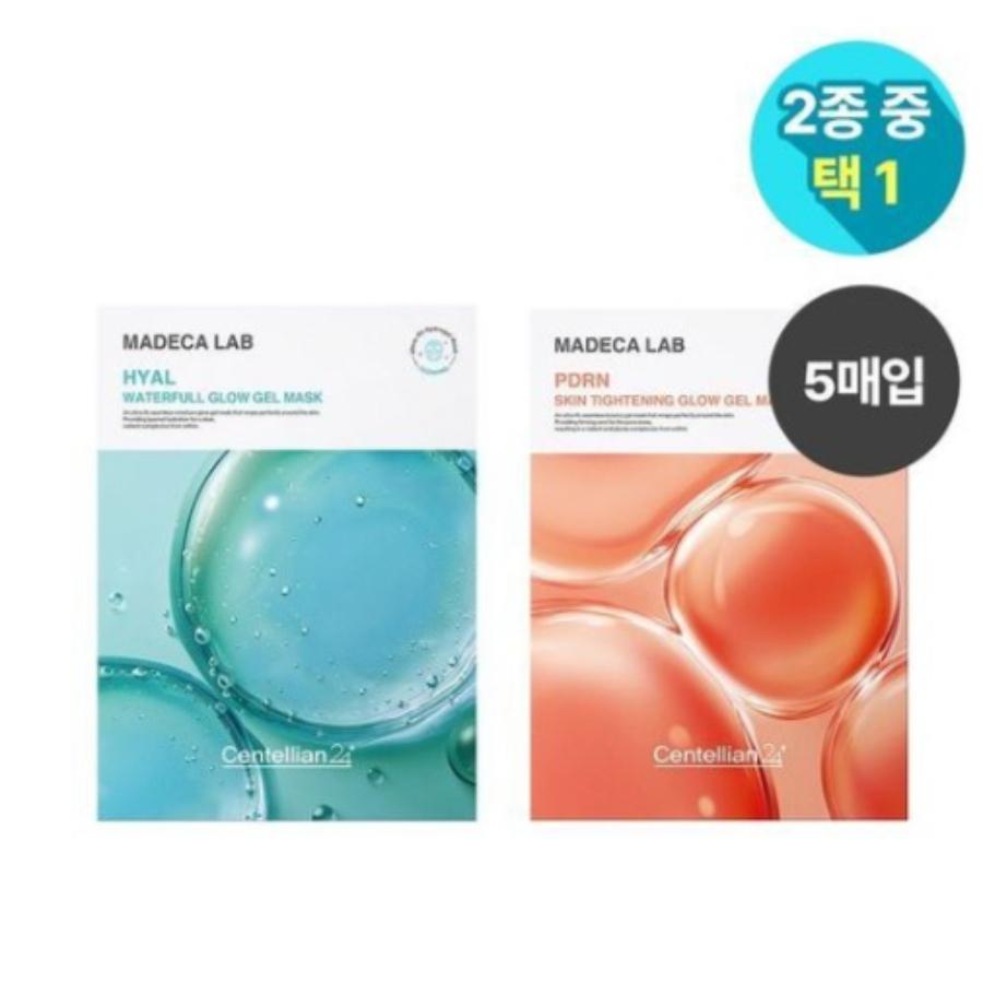 CENTELLIAN24 Гелевая маска Madeca Lab 5 штук (2 типа)