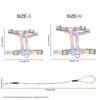 Adjustable Gradient Leash & Harness Set for Cats and Small Dogs
