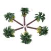 High Quality Plant Garden Rainforest Coconut Landscape Scenery Model Miniature Artificial Palm Tree