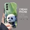 Cute Cartoon Pattern Cream Texture Casing Wavy Edge Soft Silicone Cover Phone Case for Samsung