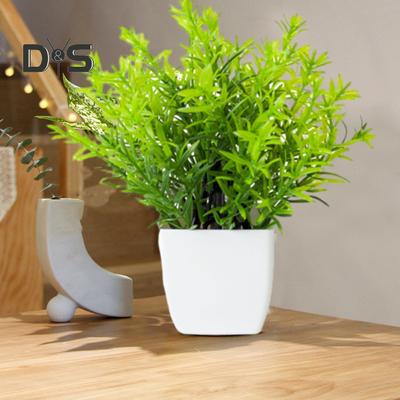 Simulated Plant Pot Artificial Potted Plant Never Wither Fade-less Scene Layout Filming Prop No Trimming Home Fake Bonsai Home Office Bedroom Living