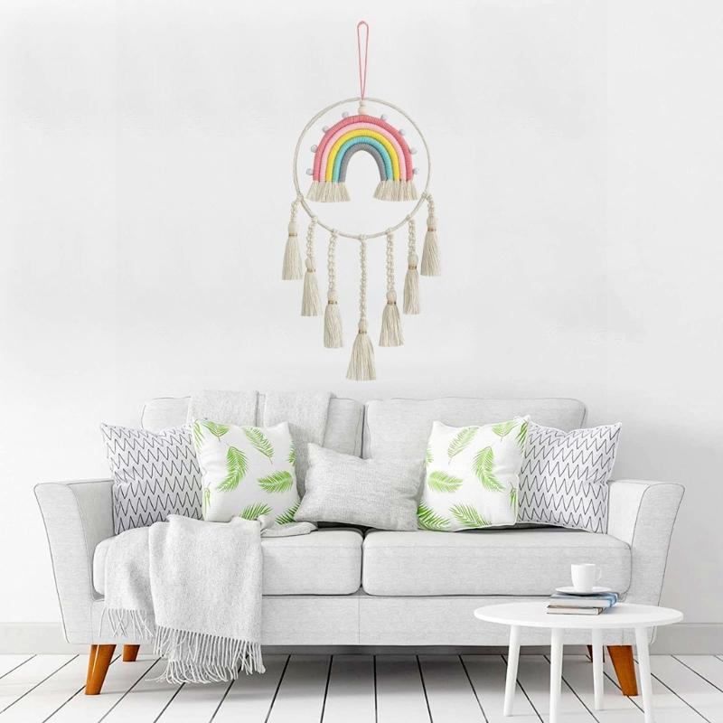 Restaurant Decoration Present Handwoven Tassels Ornament Art Crafts for Home Bar
