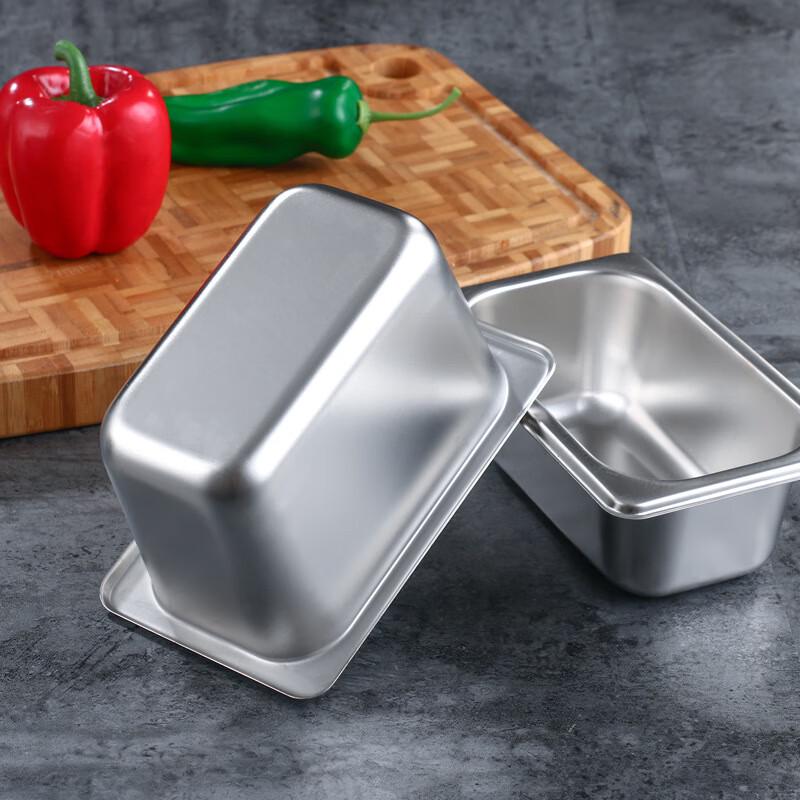ZISIZ Stainless Steel Rectangular Buffet Food Pan