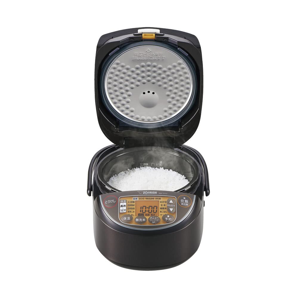Zojirushi IH Rice Cooker ZOJIRUSHI (5.5-cup capacity) Brown, "Kokumetsu-Cooking" NW-VH10-TA