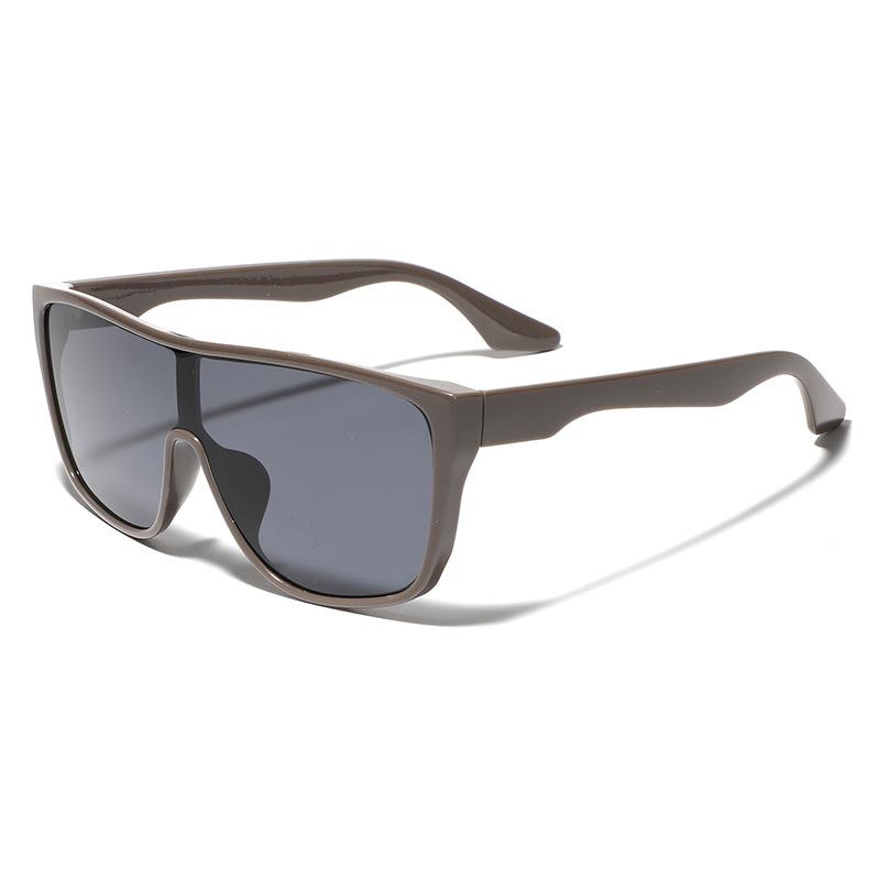 

Очки Большие квадратные цельные солнцезащитные очки женские Wind Sweet Cool персонализированные солнцезащитные очки мужские