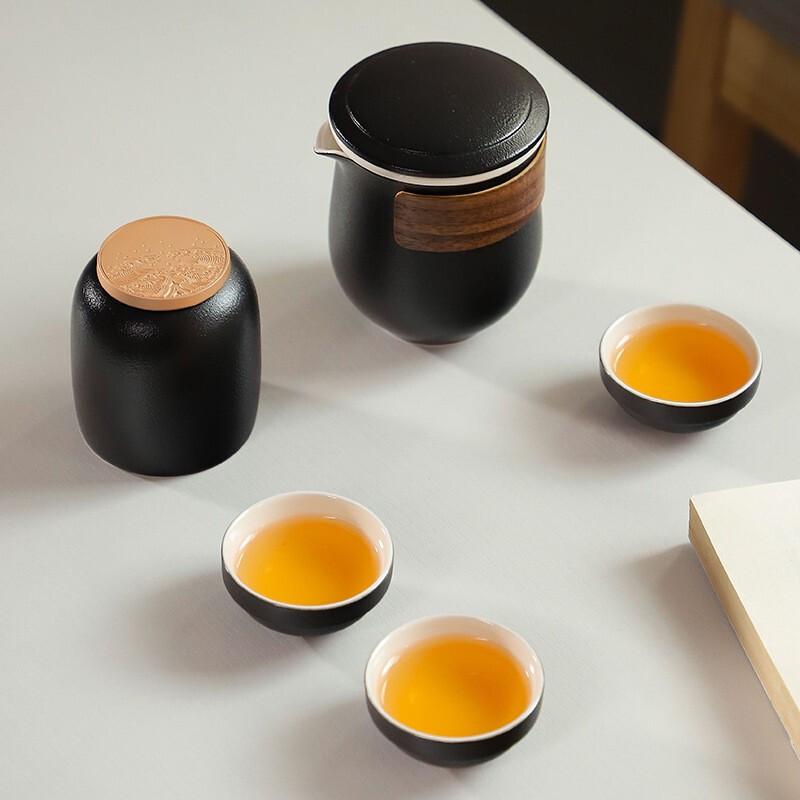 Minguan Portable Ceramic Travel Tea Set