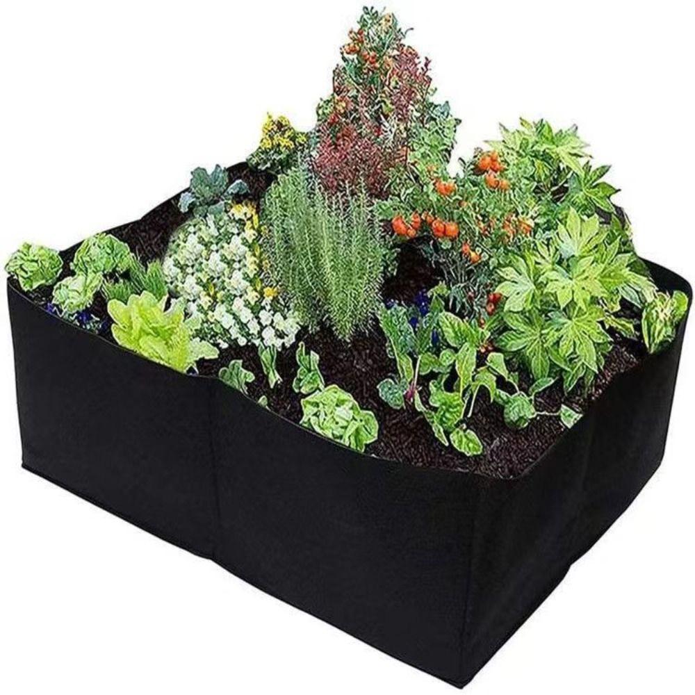 1/4/8 Grids Planting Container Breathable Garden Planting Bed Portable Garden Planters Bag  Flowers