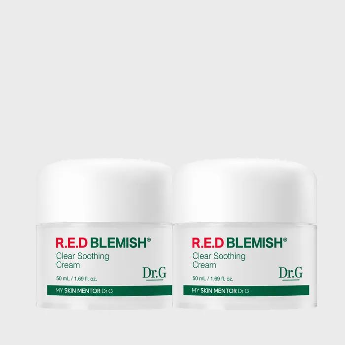 Red Blemish Clear Soothing Cream 50ml Jar (1+1) Special Set