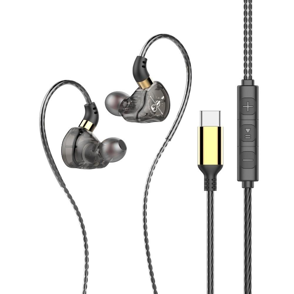 HiFi Wired Headphones Sport Noice Cancelling Earbuds Gamer Type C Wired Earphone Music