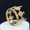 Elegant Baroque Queen Tiaras Luxury Wedding Head Wear Trendy Women Hair Hoop  Stage Performances