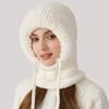 Wind-Resistant Balaclavas Face Mask Neck Scarf Set Hooded Balaclava Ski Hat  for Cold Weather
