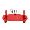 Aluminum Alloy Steering Servo Mount Bracket Base for 1 8 Losi LMT Truck Modification PartsRed