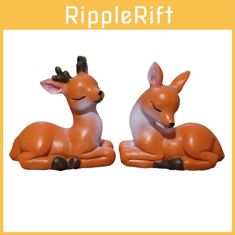 Resin Craft Small Deer Figures For Memorial Festival And Gift Ideas