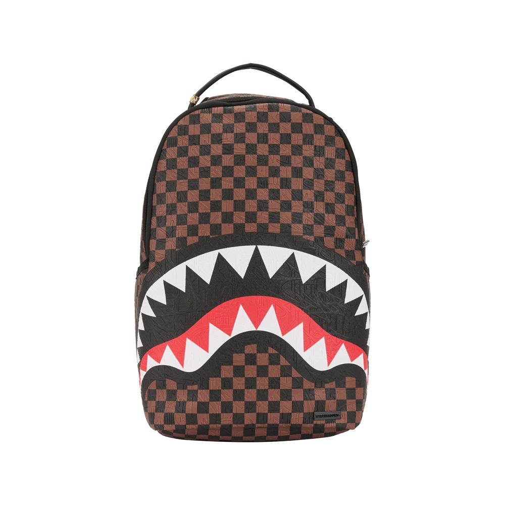 Sprayground Shark Large Logo Backpack Black