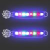 1/2pcs Wind Powered Car LED DayTime Running Light Auxiliary Lighting Rotation Fan Lamp Automobile Day Time Headlight Led Lights