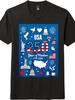 Unisex USA 250 Years of Freedom T-Shirt-Patriotic American Graphic Tee
