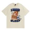 I NEED SLEEP Cat Meme Funny Graphic Tshirt Unisex Women Harajuku Fashion 90s Vintage T Shirt Summer Oversized Cotton Tshirts