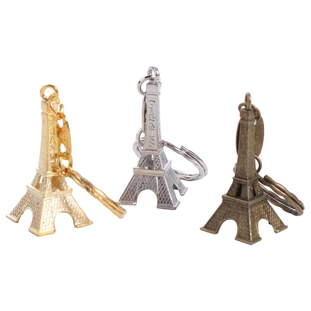 Zinc Zinc Alloy France Tower Keychain Vintage Paris Keyring Eiffel Tower Bag Pendant  Hanging Accessory
