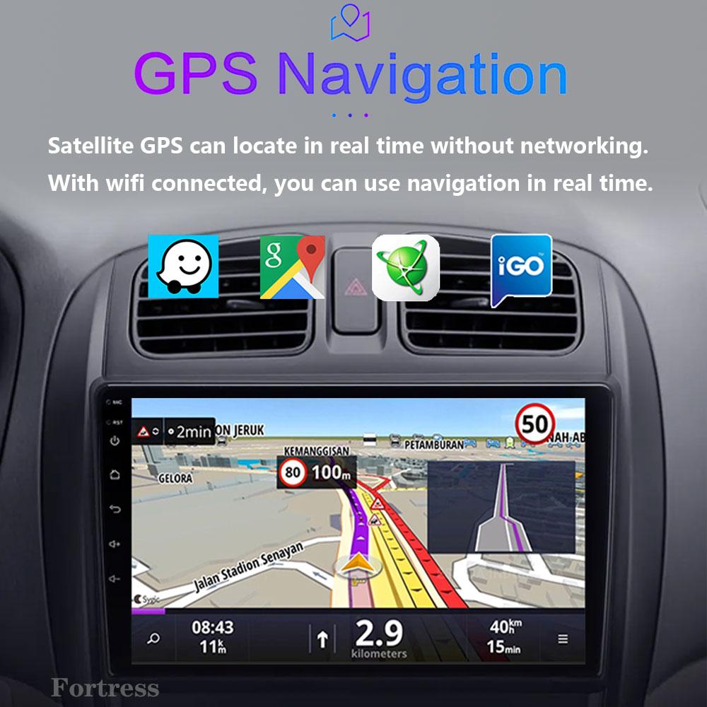 Fortress 8G+128G QLED Car Radio For Mazda 323 BJ 2000-2003 Multimedia Video Player Auto Navigation Android 13 2din DVD Head Unit