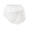 Large Size Women's New Spring and Summer Style Cotton Rustic Print Extended Crotch Non Trace Breathable High Waist Briefs
