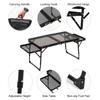 Lixada Folding Camping Table Outdoor Picnic Cooking Station Food Prep Table