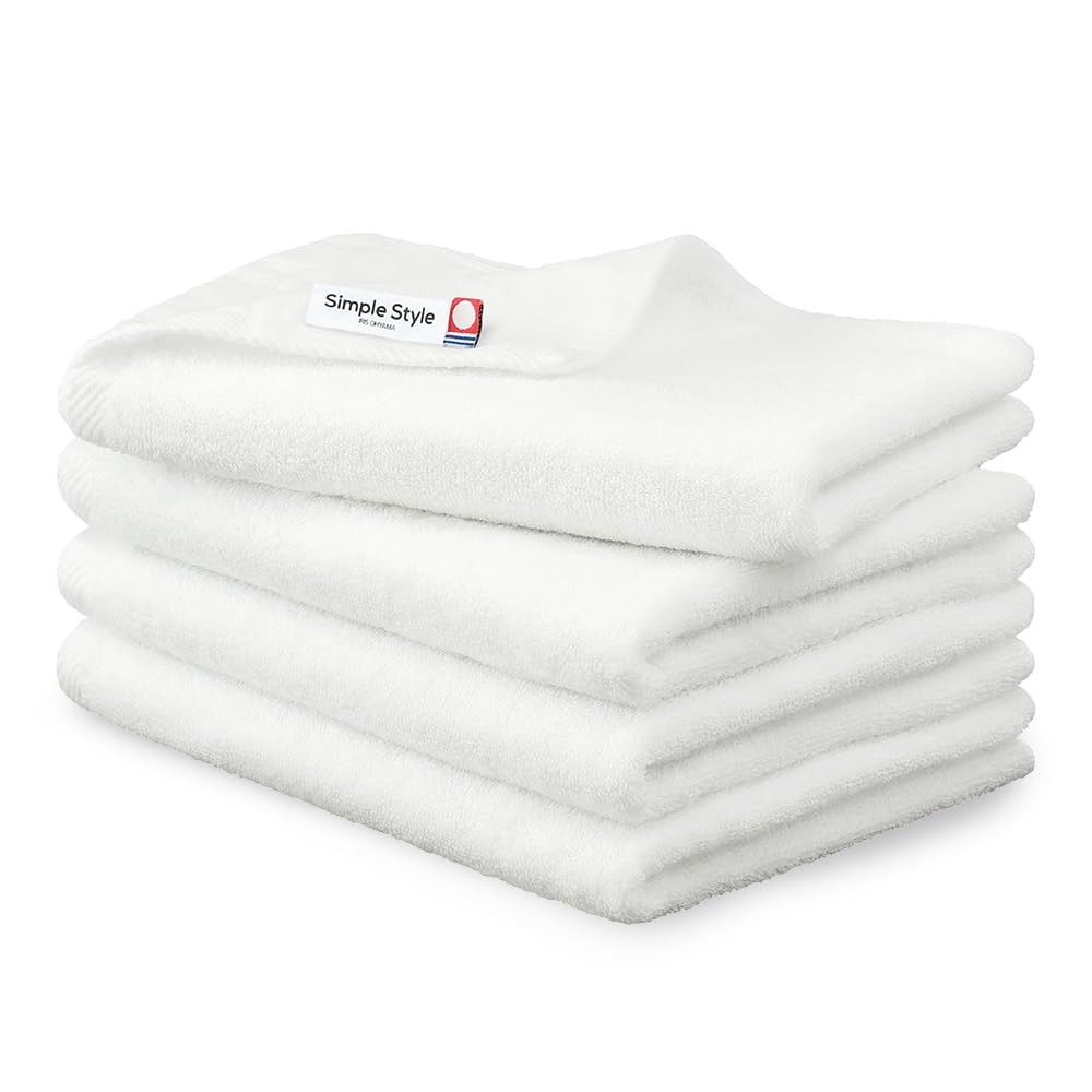 

Iris Ohyama Imabari Towel Certified Large Face Set of Cotton Gauze Pile with a soft gauze side and a pile Made in Hotel Bath Imabari Towel Towels,