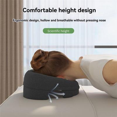 M-Modern-Memory Foam Breathable Head-Pillow Ergonomics Lying Down Pillow Rest Support Pillow Body Massage Face Rest Pillow