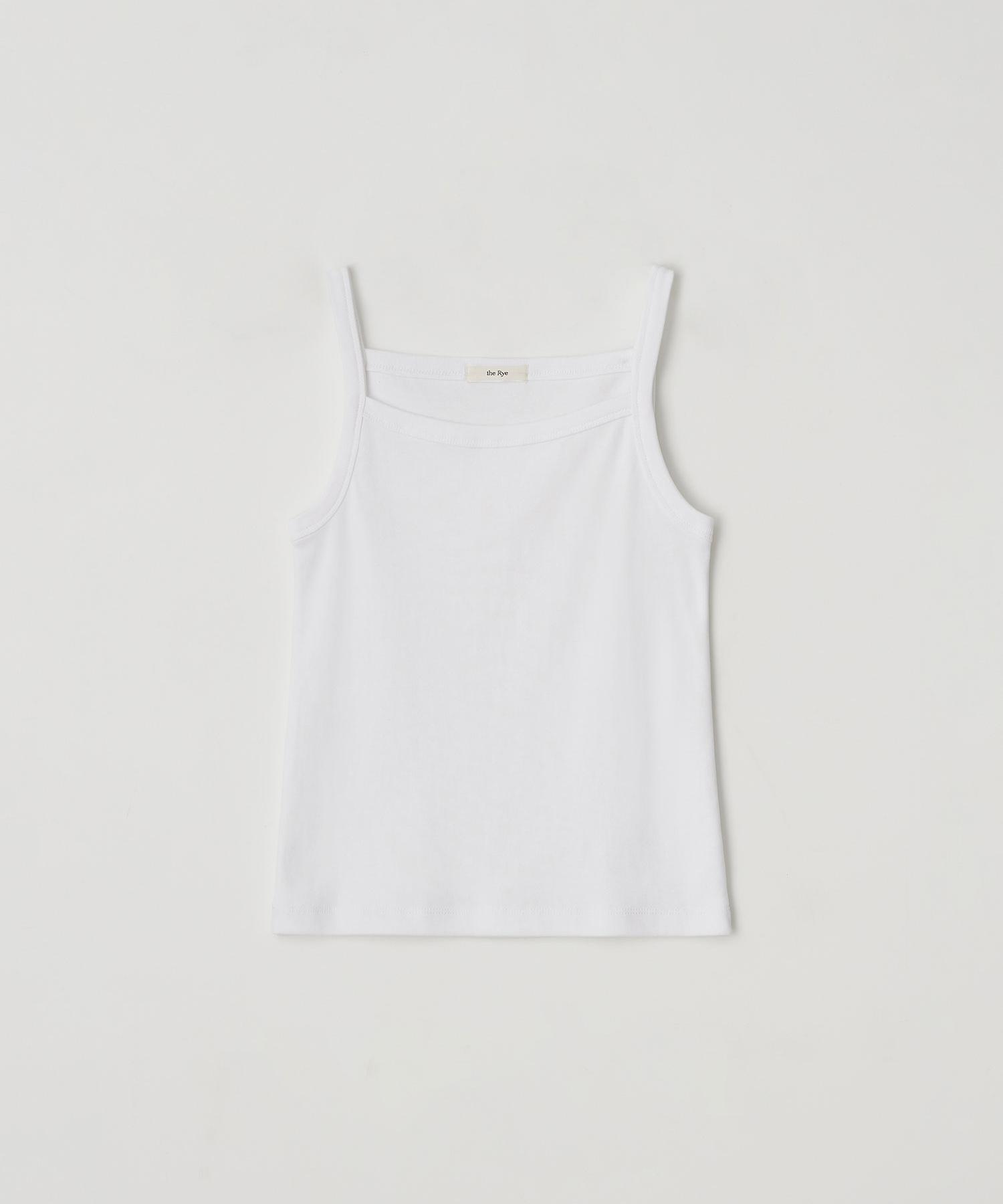 The Rye Cotton Ribbed Sleeveless(Ivory) Ivory/Free