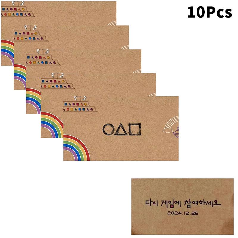 

10/20/30/40/50 шт. крафт-бумага друзья семейные развлечения сценарий вечеринки периферийные игры пригласительные открытки реквизит для фильмов