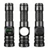 Multi Functional Rechargeable Flashlight,strong Light,telescopic Zoom,magnetic,with Side Light,suitable for Home,camping and Emergency Scenarios