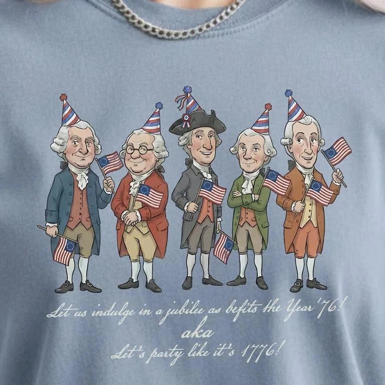 America s 250th Shirt, Funny Founding Fathers Party like it s 1776, 4th of July 2XL