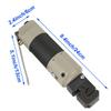 Air Pneumatic Sheet Metal Punch Kit Efficient Flange Hole Punch Tool Set for Mechanical Fabrication and Industrial Use