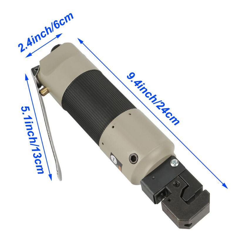 1 Set Circular Hole Punching Machine Pneumatic Sheet Metal Puncher Air Hole Punch Flange Punching Tool With Connector