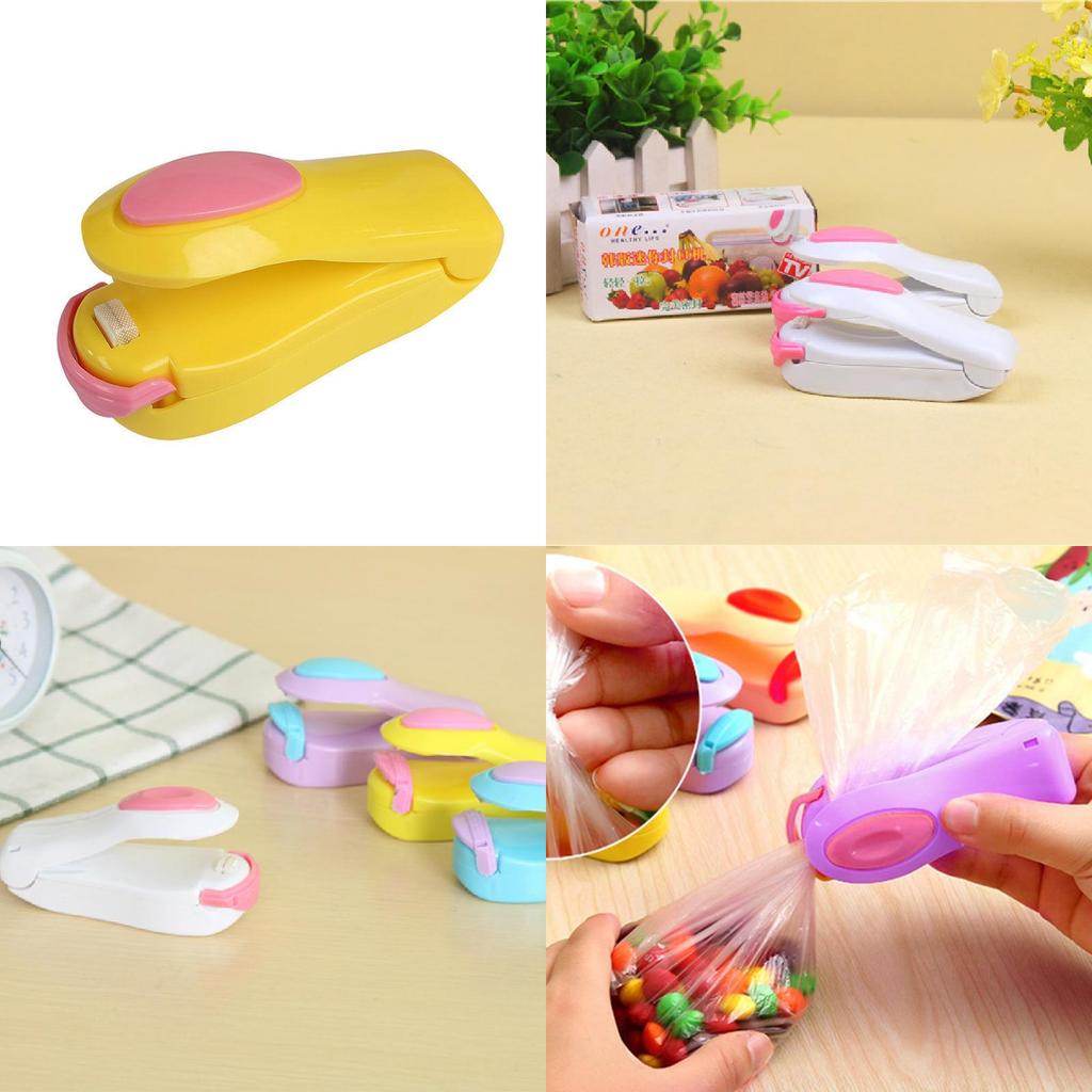 Portable Mini Bag Sealer Food Plastic Sealing Machine Home Small Hand Pressure Heat Sealer