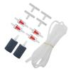 Aquarium Air Pump Accessories Air Pump Fittings Kit with Check Valves Air Stones Water Pipe