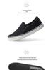 Unisex weiße Canvas Slip-On Skate-Schuhe: Lässiger Frühlingsstil