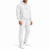 Men's Fall Winter Hooded Pullover Sweatshirt Set for Casual Wear