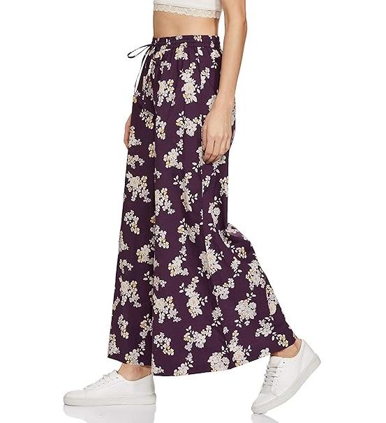 Women's Relaxed Cotton Flared Palazzo (Available In Plus Sizes)