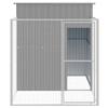 VidaXL Dog Niche with Courtyard Light Grey 165x251x181 Cm, Dog Cage, Dog Shelter, Pet House 172366