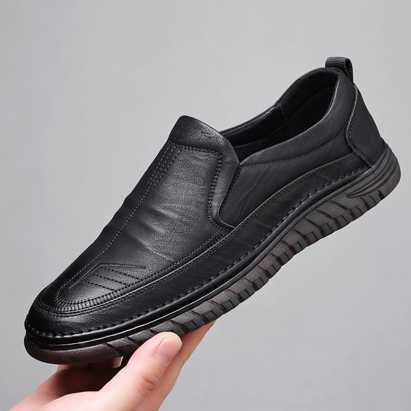 FashionAmerican Style Man Casual Shoes Comfortable Fashion Luxury loafers Men Leather Shoes Summer Breathable Hollow Out Men Shoes
