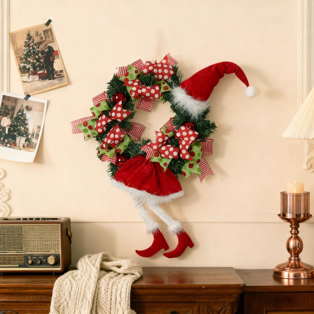 Christmas Wreath Boho Wreath Christmas Day Wreath Home Decoration Door Wall Decoration