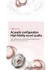 Smart M106 Heart-shaped Open Ear Clip Bluetooth Earphones