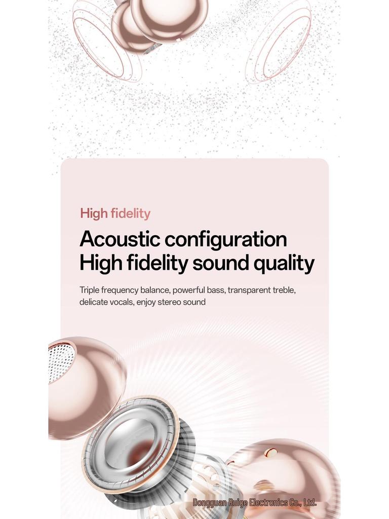Smart M106 Heart-shaped Open Ear Clip Bluetooth Earphones