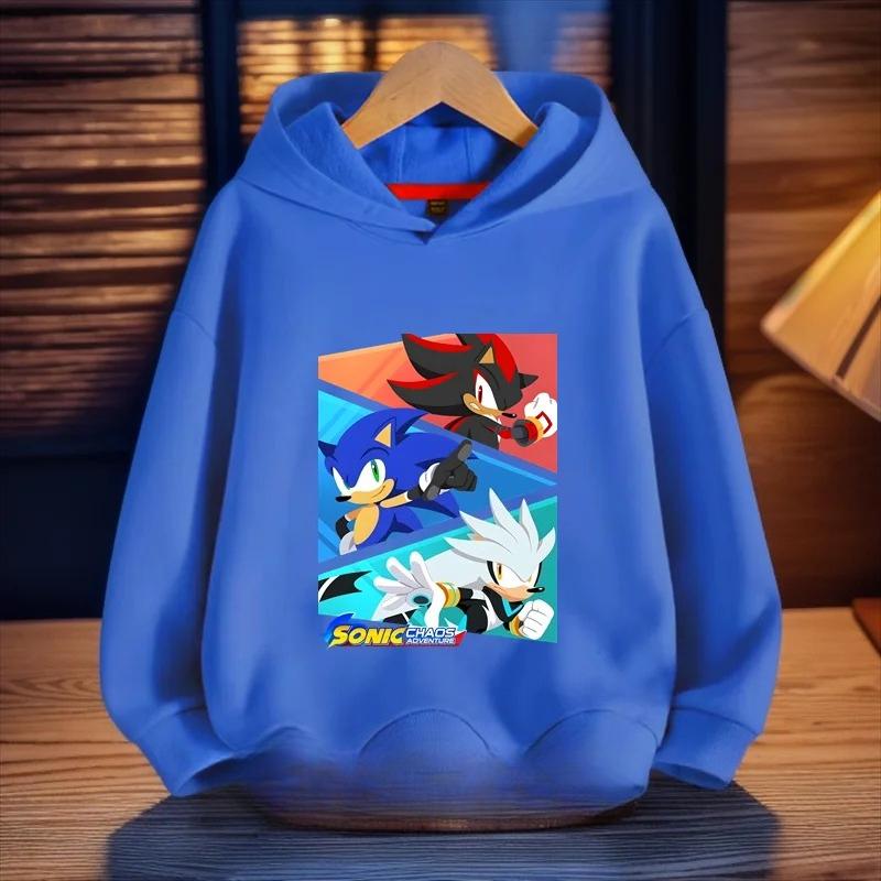 Cartoon Printed Kids Fashion Sweatshirts Casual Versatile Hoodies Sweatshirts Boys