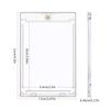 1/5/10PCS Clear Card Holder Magnetic Attraction Type Gaming Sports Trading Card Display Case Kpop Idol Photo Protective Sleeves