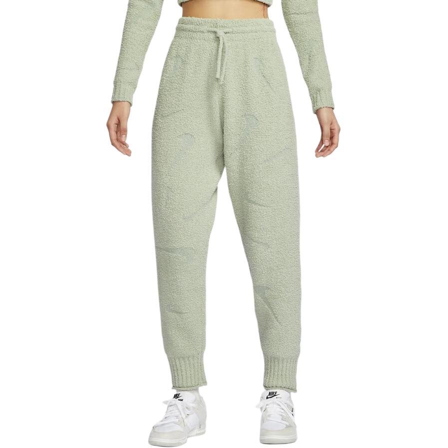 

Nike Sportswear Phoenix Cozy Boucle High-Waisted Tie Fashion Versatile Casual Pants Women bottoms Green FZ1704370 S