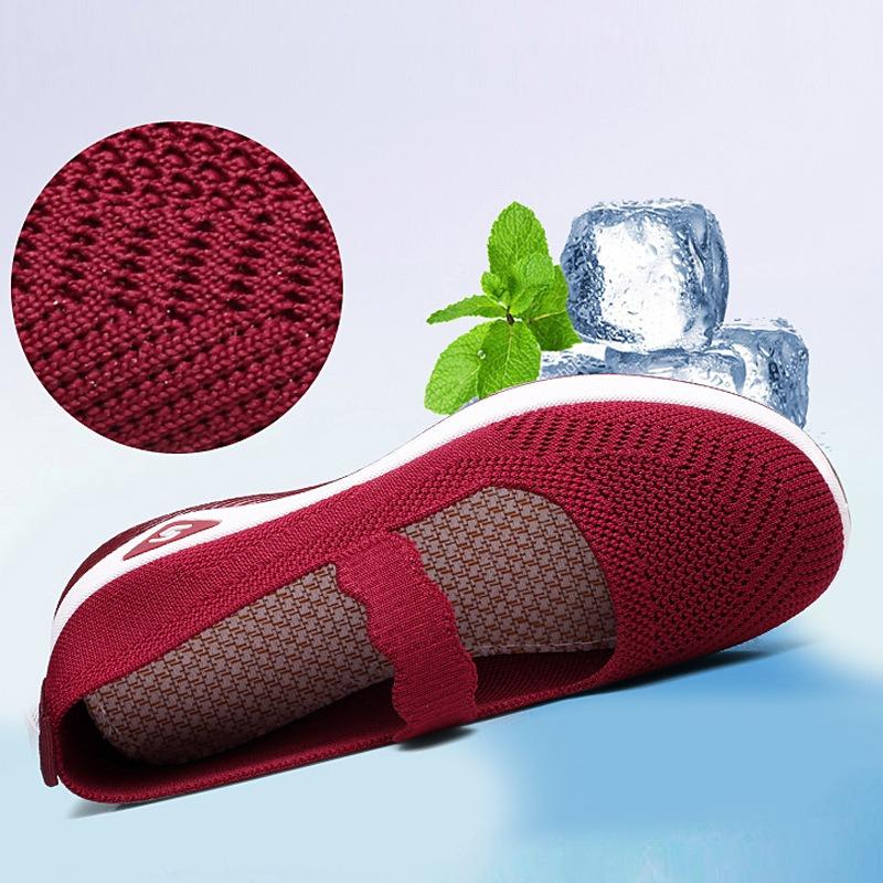 ****** and summer new shallow mouth ******* cloth shoes s**t sole breathable one pedal fly woven breathable women's shoes summer shoes