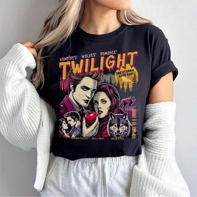 Vintage Twilight Shirt Retro Vintage Twilight Shirt Twilight Fans Homage Tshirt Gift for Book Lover Women  Tshirt